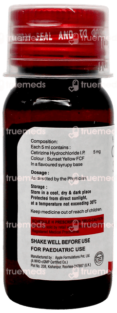 Cetrizine Syrup 30ml Cetrizine Syrup 30ml